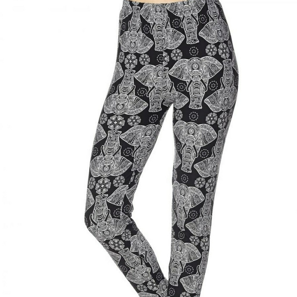 Artsy Elephants Leggings OS + PS